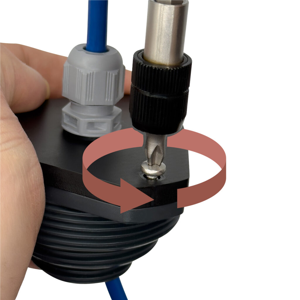 OilFox Pressure Adapter abschrauben mit Schraubendreher
