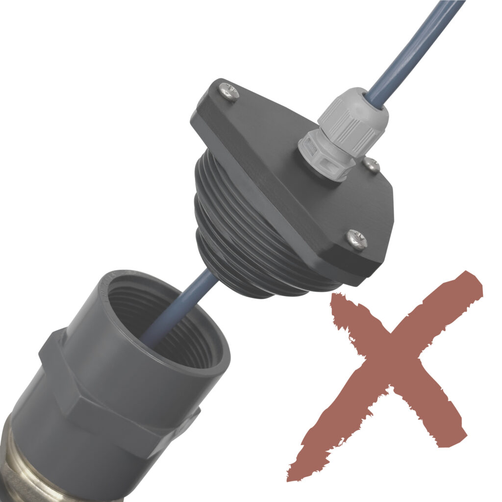 Herkömmliche Adapter für OilFox passen bei den meisten Erdtanks nicht